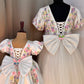 White Handmade Mother Daughter Combo Dress