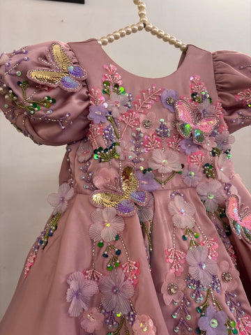 Pastel Pink Handmade Dress