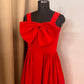 Red Bow Style Dress for women