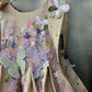 Coffee colour baby dress for birthday Girl