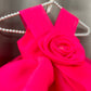 Pink Flower Organza Dress
