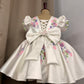 Off White Hand Crafted Dress