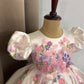 Off White Hand Crafted Dress