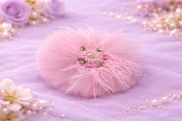Beautiful Hair Clip of suitable birthday dress