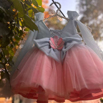Dual Tone Handmade Dress