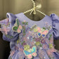 Lavender Hand Crafted Dress