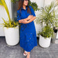 Royal Blue Women Dress