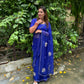 Beautiful Blue colour Handmade saree