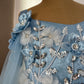 Birthday Dress Gown in Elsa Blue colour