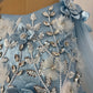 Birthday Dress Gown in Elsa Blue colour