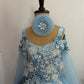 Birthday Dress Gown in Elsa Blue colour