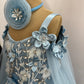 Birthday Dress Gown in Elsa Blue colour