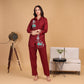 EF1002 - Maroon Handwork CO-ORD Set