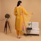 EF1012 - Handmade Yellow Suit Set