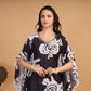 EF1015 - Black Printed Kaftan Set