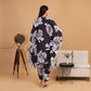 EF1015 - Black Printed Kaftan Set