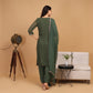 EF1020 - Green Handmade Suit Set