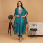 EF1023 - Green Printed Anarkali Set