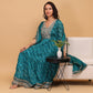 EF1023 - Green Printed Anarkali Set