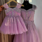 Lavender Butterflies Mom and Daughter Combo