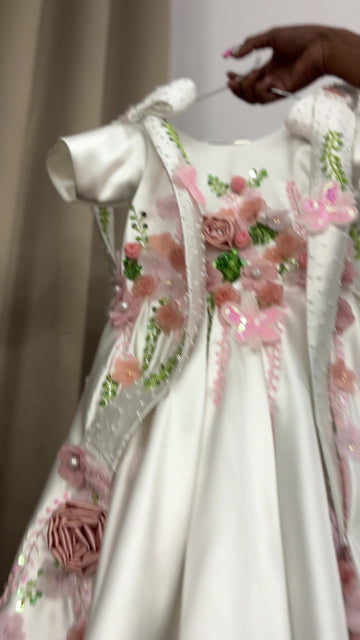 White birthday dress for princess