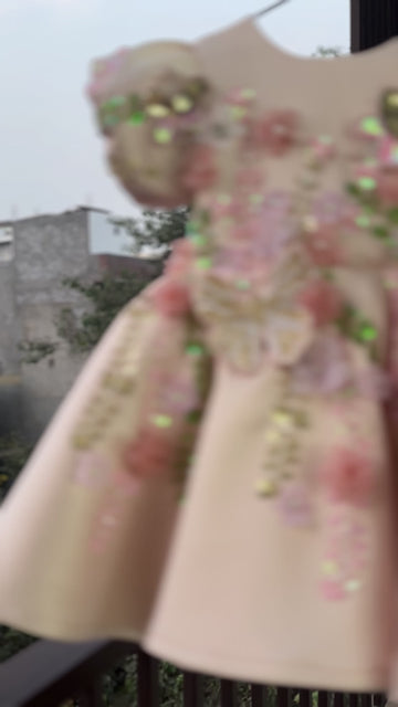 Peace Birthday Dress for baby